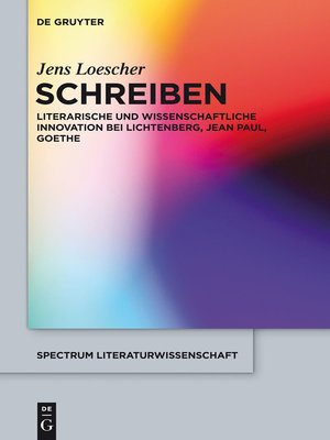 cover image of Schreiben